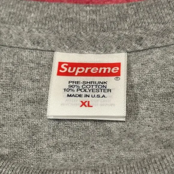 Supreme Enta Da Stage Tee – Heather Grey (FW22)
